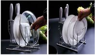 Shiny Multi - Tier Universal Knife Block Light Weight Small Counter Space