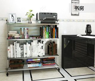 녹슬지 않은 3-층은 차로 다수인 창고 보관대를 단단하게 합니다 - 기능적 절약 공간